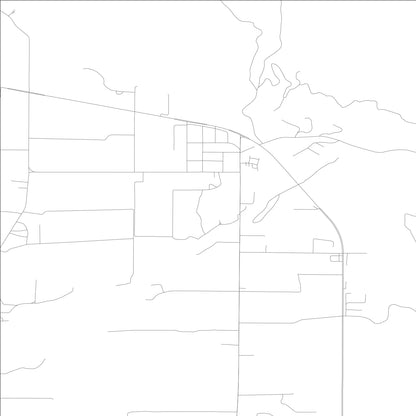 ROAD MAP OF SMITH RIVER, CALIFORNIA BY MAPBAKES