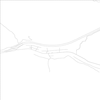 ROAD MAP OF SODA SPRINGS, CALIFORNIA BY MAPBAKES