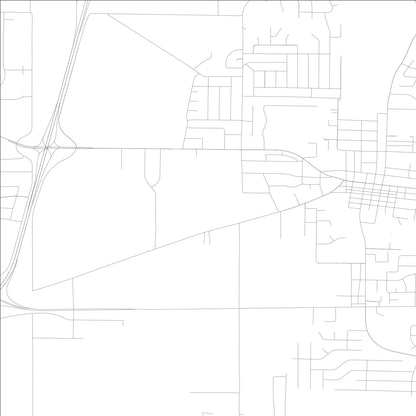 ROAD MAP OF TROY, ILLINOIS BY MAPBAKES