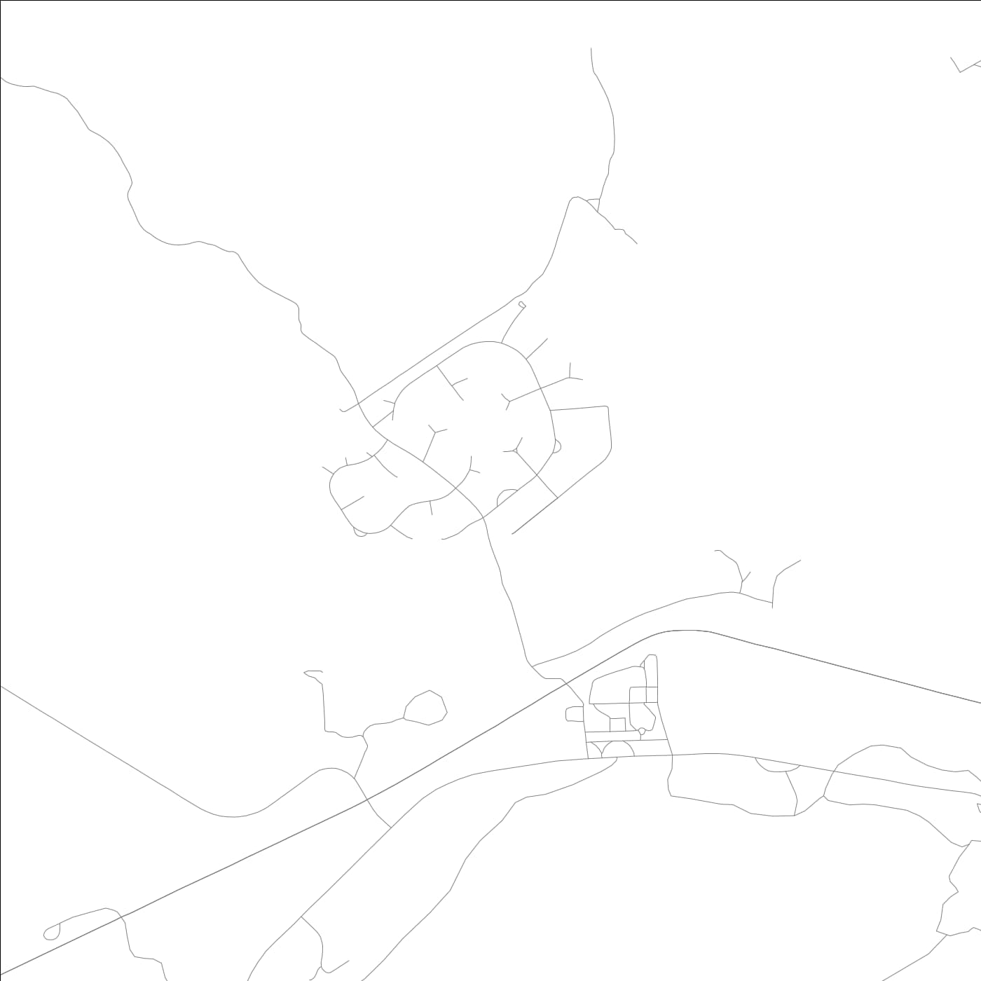 ROAD MAP OF VOLCANO GOLF COURSE, HAWAII BY MAPBAKES