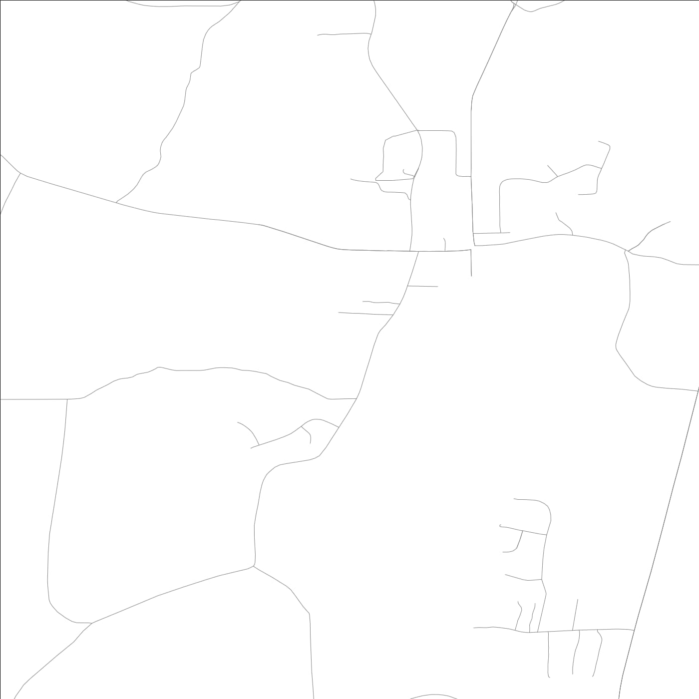 ROAD MAP OF COHUTTA, GEORGIA BY MAPBAKES