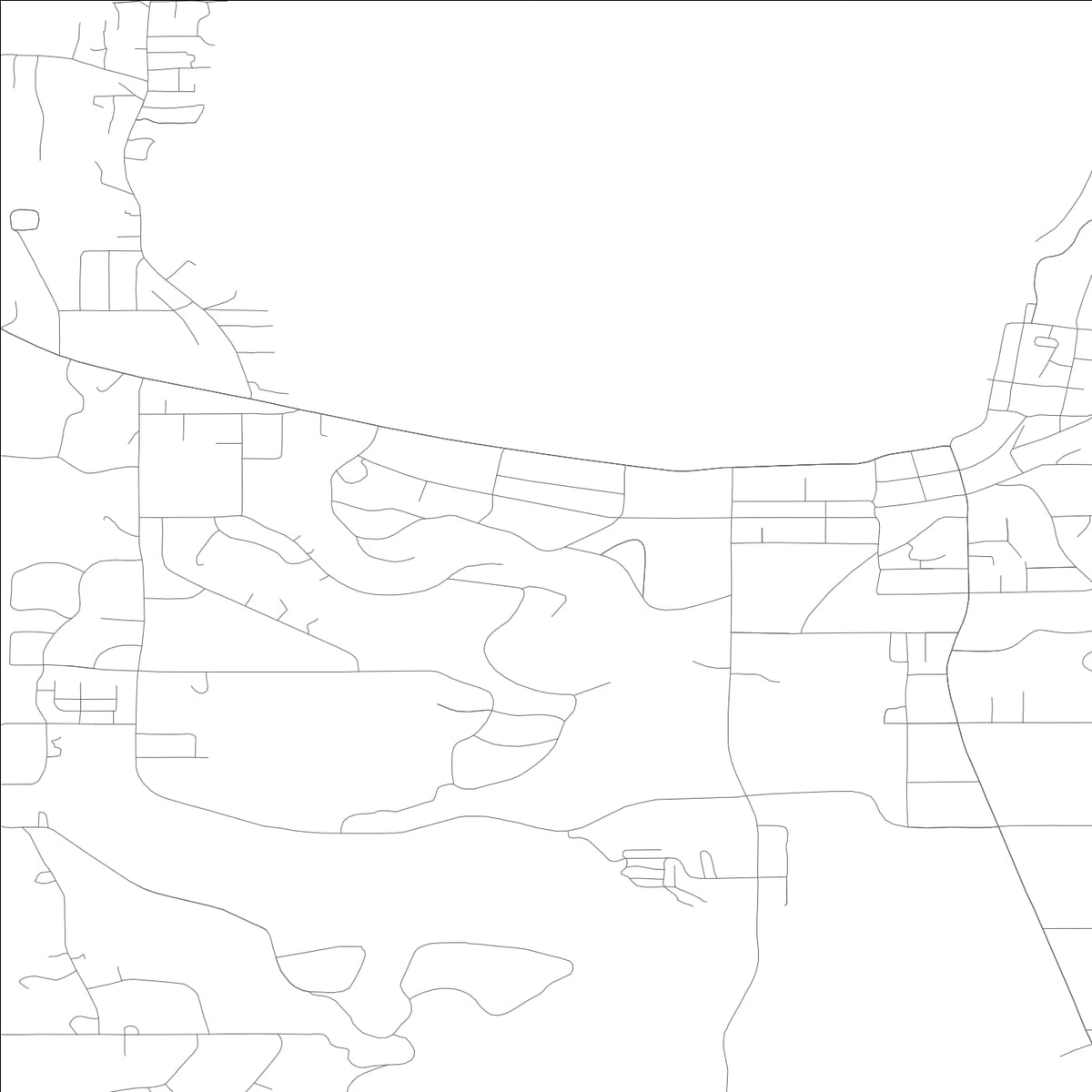ROAD MAP OF MCCALL, IDAHO BY MAPBAKES