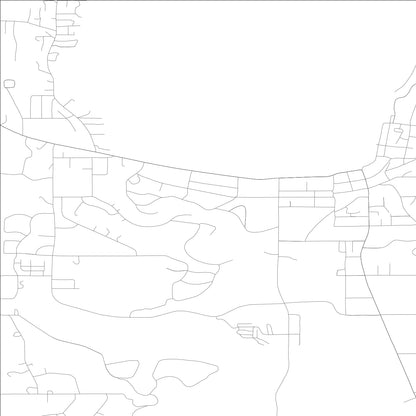 ROAD MAP OF MCCALL, IDAHO BY MAPBAKES