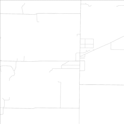 ROAD MAP OF URSA, ILLINOIS BY MAPBAKES