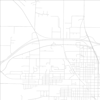 ROAD MAP OF VANDALIA, ILLINOIS BY MAPBAKES