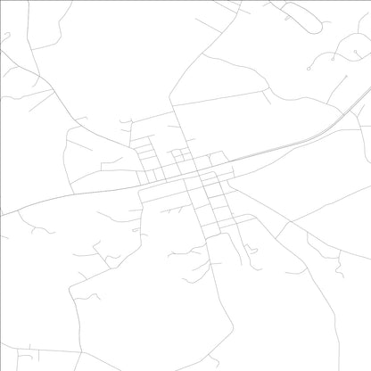 ROAD MAP OF COLBERT, GEORGIA BY MAPBAKES