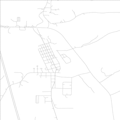 ROAD MAP OF MCCAMMON, IDAHO BY MAPBAKES