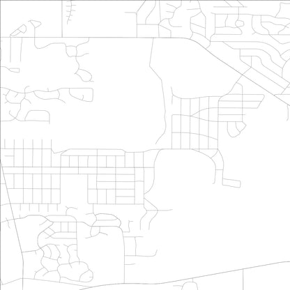 ROAD MAP OF VENETIAN VILLAGE, ILLINOIS BY MAPBAKES