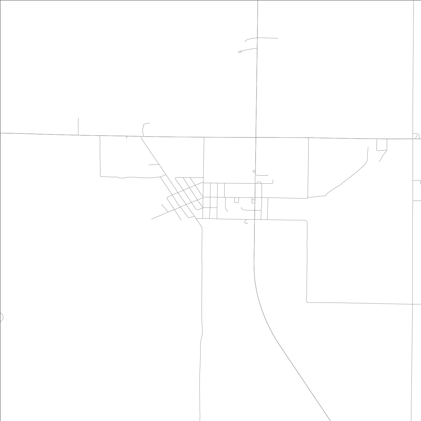 ROAD MAP OF VERGENNES, ILLINOIS BY MAPBAKES