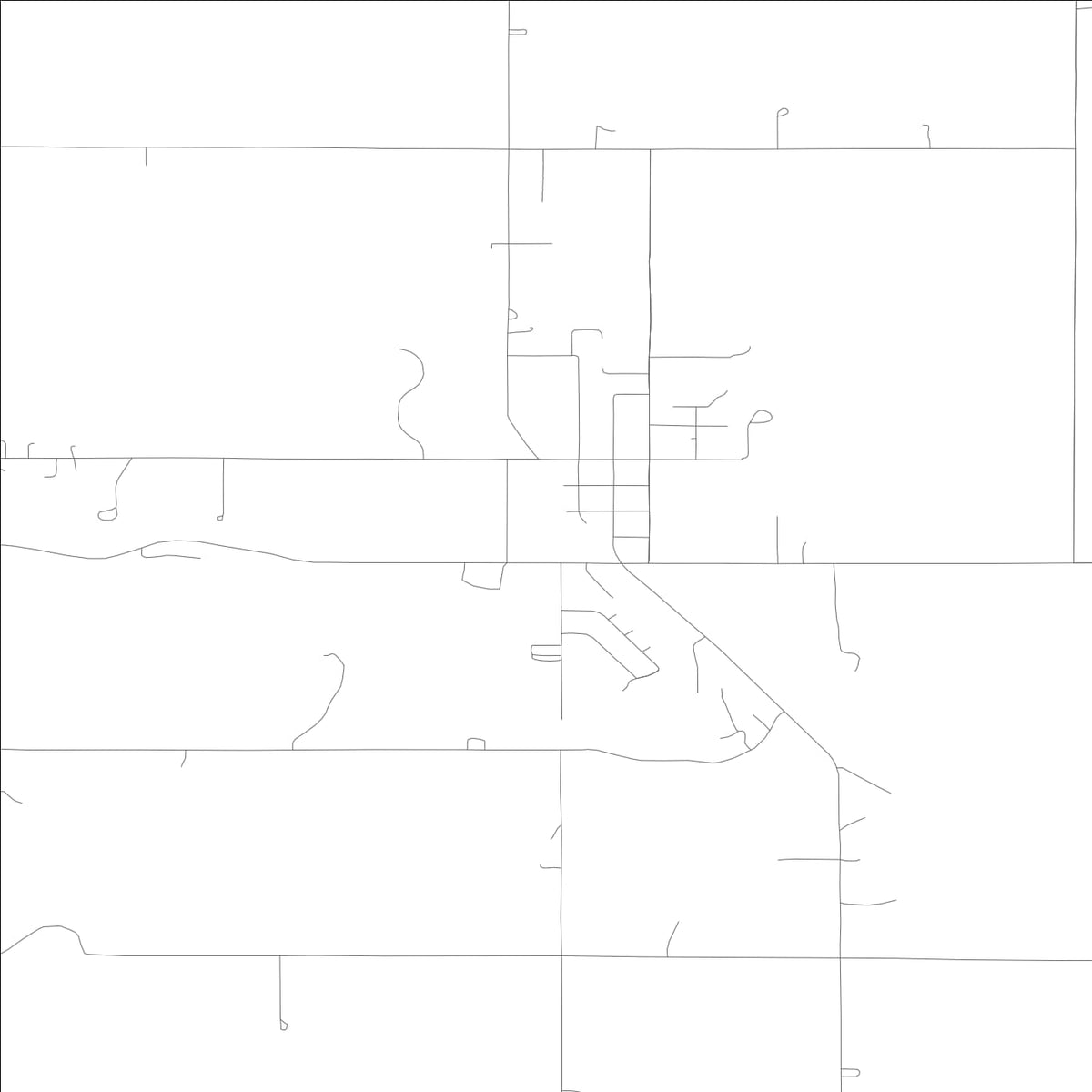 ROAD MAP OF MELBA, IDAHO BY MAPBAKES