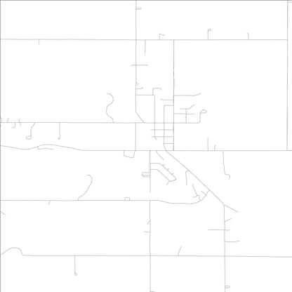ROAD MAP OF MELBA, IDAHO BY MAPBAKES