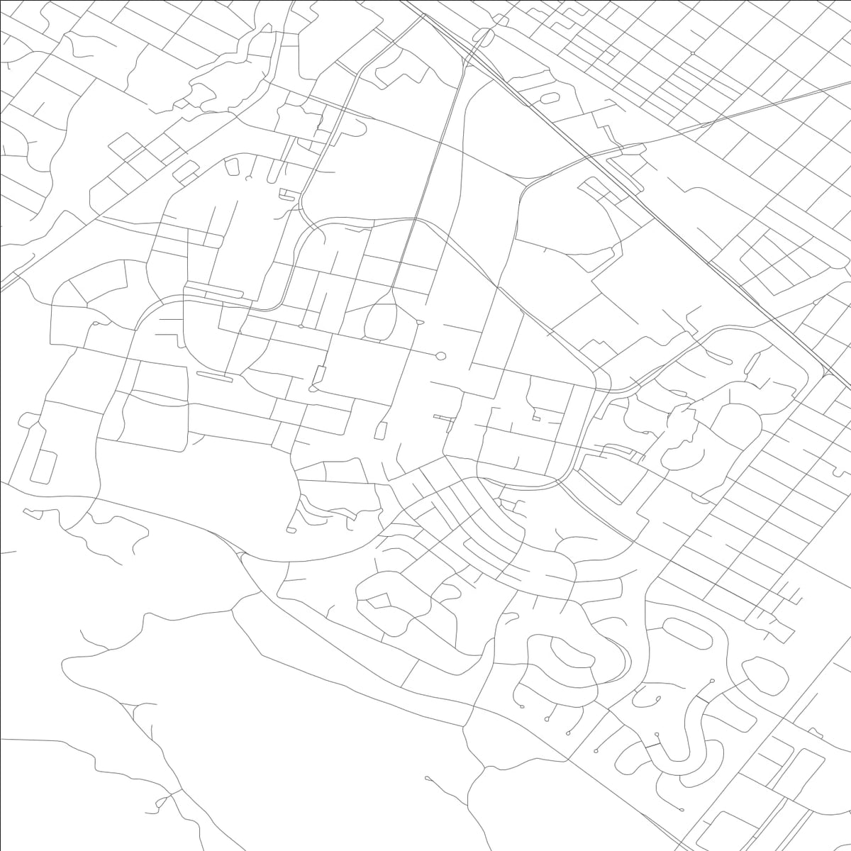 ROAD MAP OF STANFORD, CALIFORNIA BY MAPBAKES