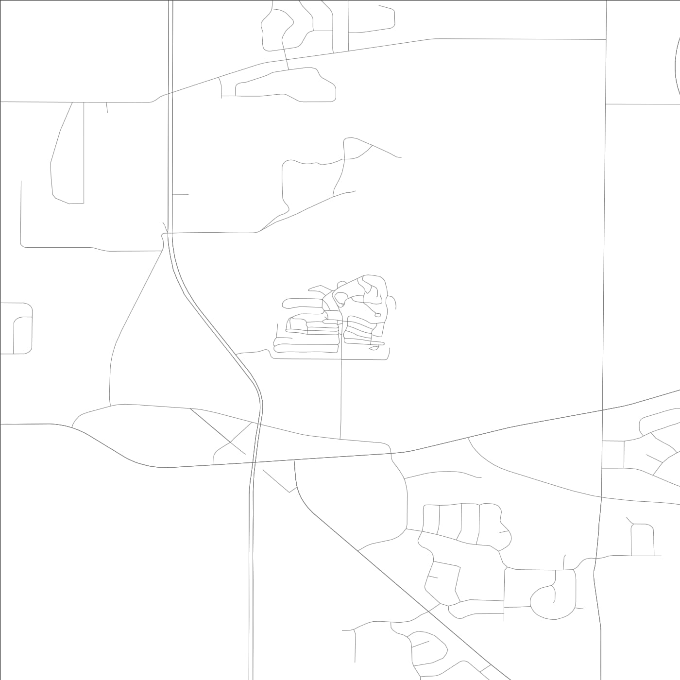 ROAD MAP OF VOLO, ILLINOIS BY MAPBAKES