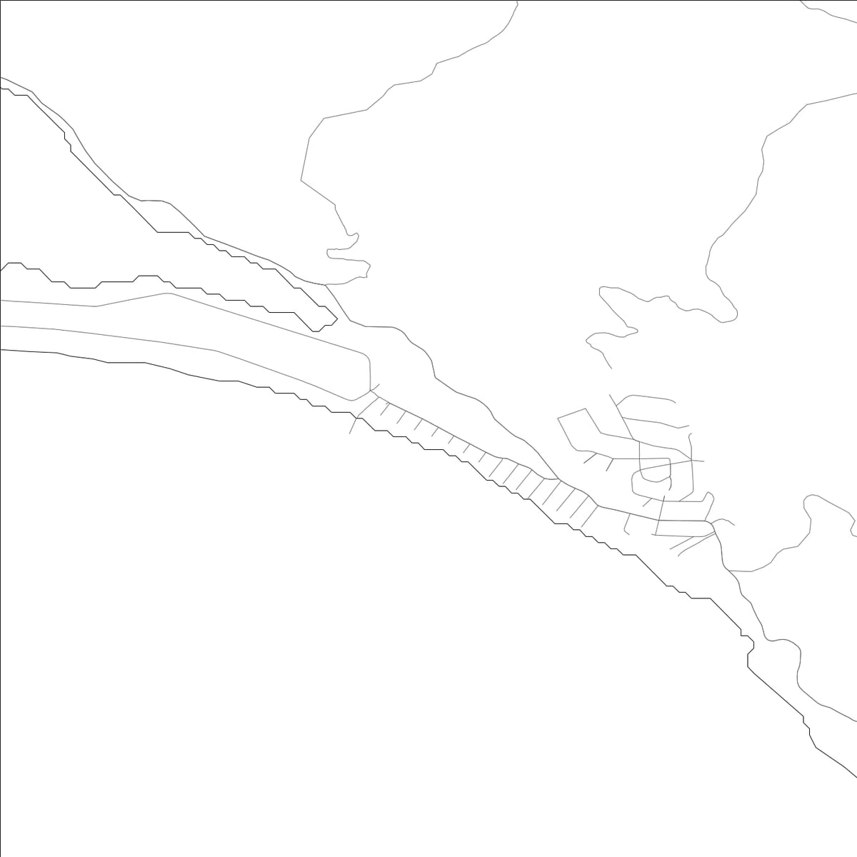 ROAD MAP OF STINSON BEACH, CALIFORNIA BY MAPBAKES