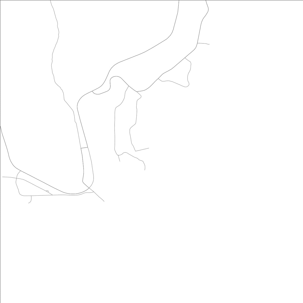 ROAD MAP OF STONES LANDING, CALIFORNIA BY MAPBAKES