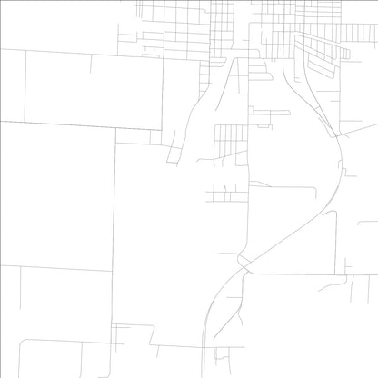 ROAD MAP OF WAMAC, ILLINOIS BY MAPBAKES