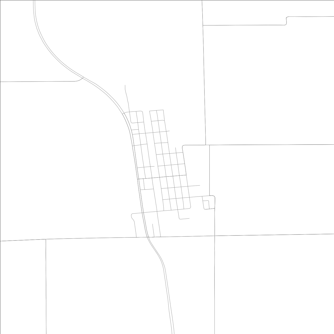 ROAD MAP OF WAPELLA, ILLINOIS BY MAPBAKES