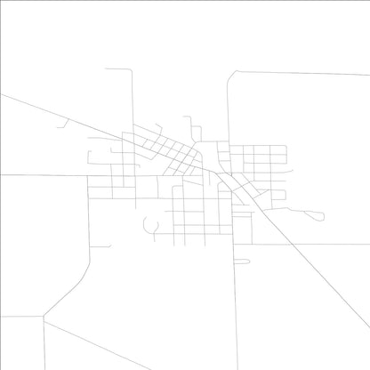 ROAD MAP OF WARREN, ILLINOIS BY MAPBAKES