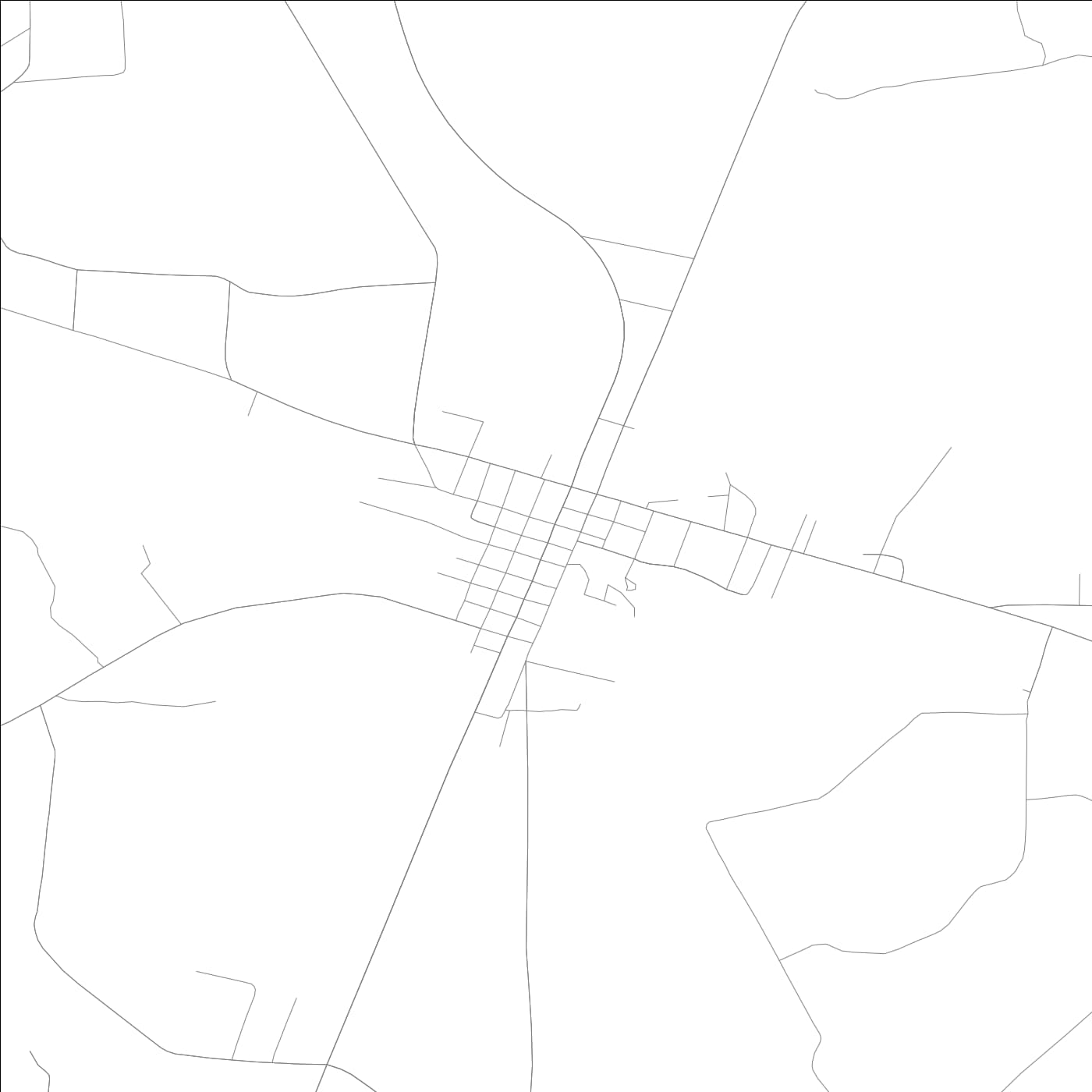 ROAD MAP OF COLLINS, GEORGIA BY MAPBAKES