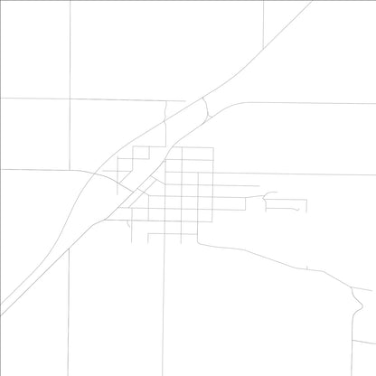 ROAD MAP OF WATAGA, ILLINOIS BY MAPBAKES