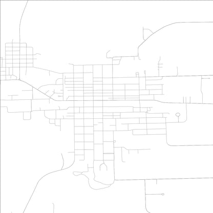 ROAD MAP OF WATSEKA, ILLINOIS BY MAPBAKES