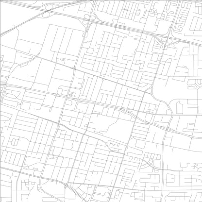 ROAD MAP OF SUNNYVALE, CALIFORNIA BY MAPBAKES