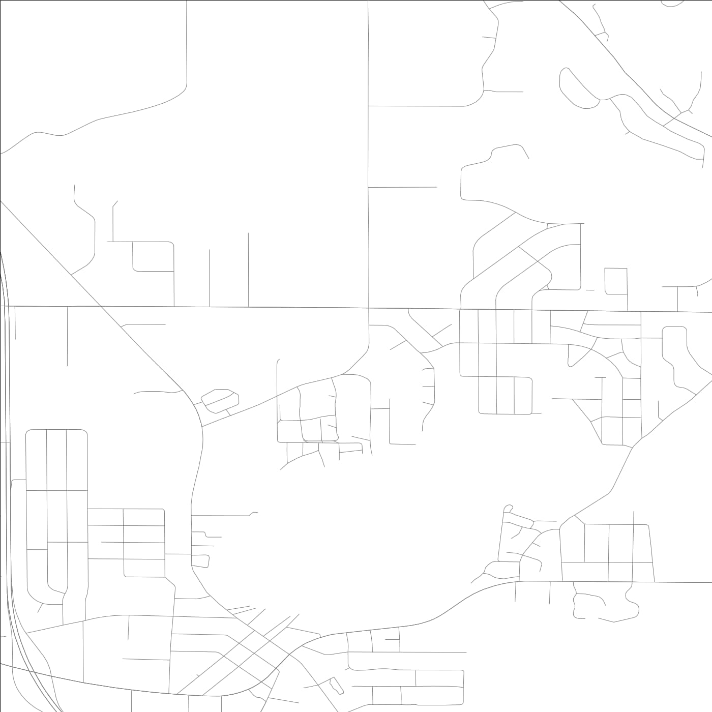ROAD MAP OF WAUCONDA, ILLINOIS BY MAPBAKES