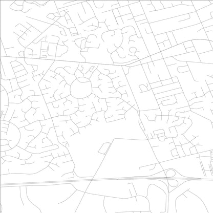 ROAD MAP OF DOUGLASS HILLS, KENTUCKY BY MAPBAKES