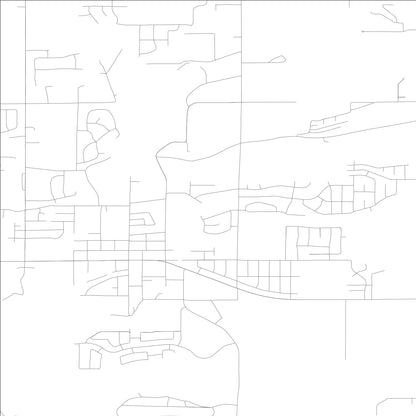 ROAD MAP OF MIDDLETON, IDAHO BY MAPBAKES