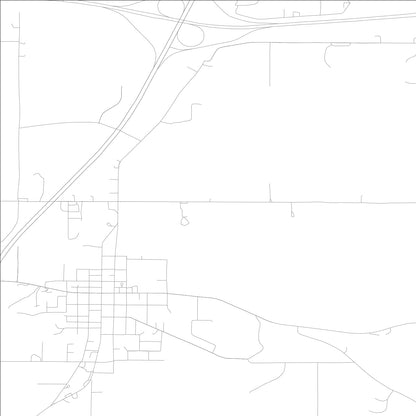 ROAD MAP OF DALE, INDIANA BY MAPBAKES