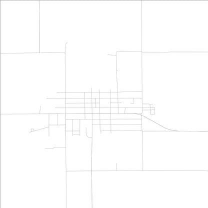 ROAD MAP OF WAVERLY, ILLINOIS BY MAPBAKES