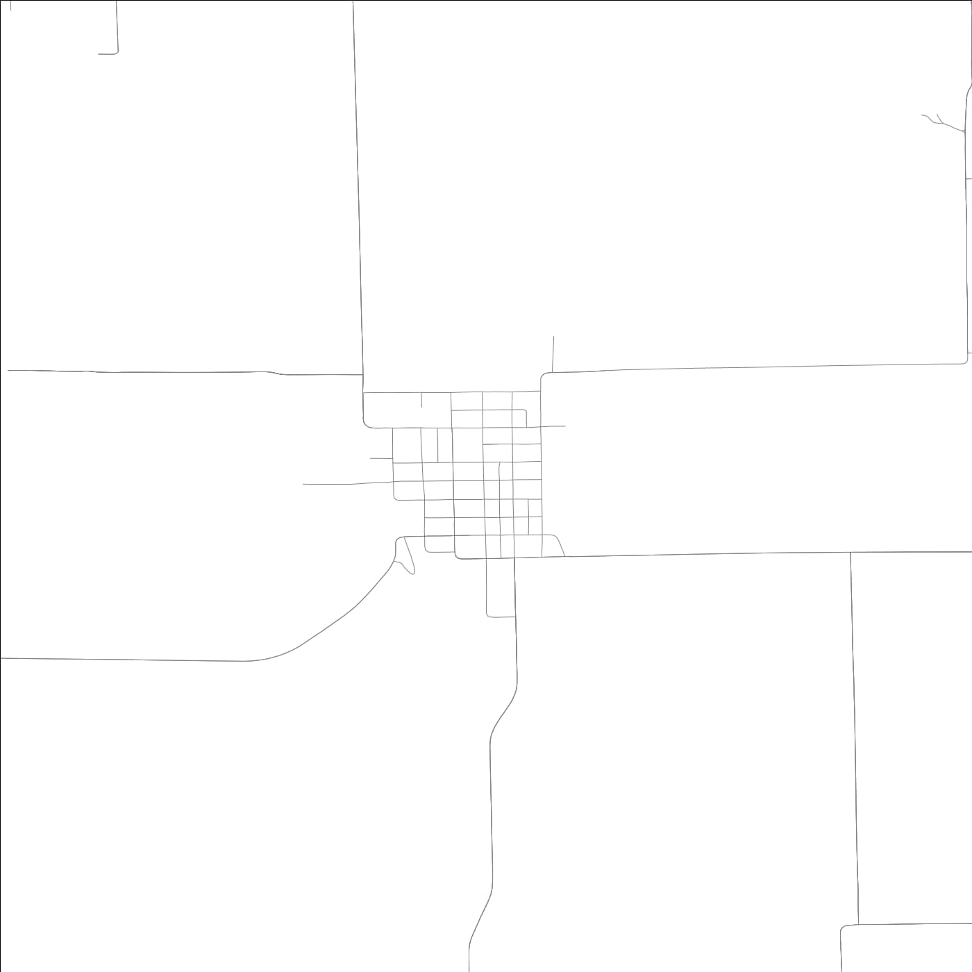 ROAD MAP OF WAYNESVILLE, ILLINOIS BY MAPBAKES