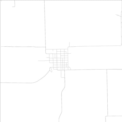 ROAD MAP OF WAYNESVILLE, ILLINOIS BY MAPBAKES