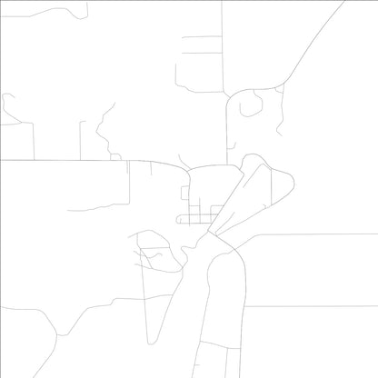 ROAD MAP OF WEDRON, ILLINOIS BY MAPBAKES