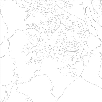 ROAD MAP OF TAMALPAIS HOMESTEAD VALLEY, CALIFORNIA BY MAPBAKES