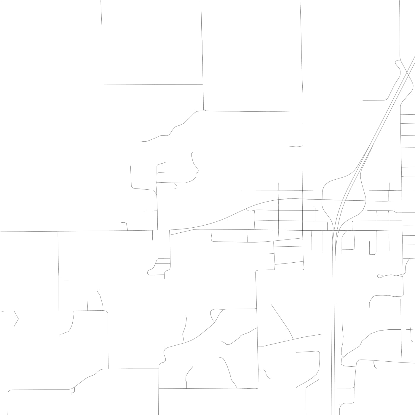 ROAD MAP OF WEST CITY, ILLINOIS BY MAPBAKES