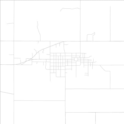 ROAD MAP OF WEST SALEM, ILLINOIS BY MAPBAKES