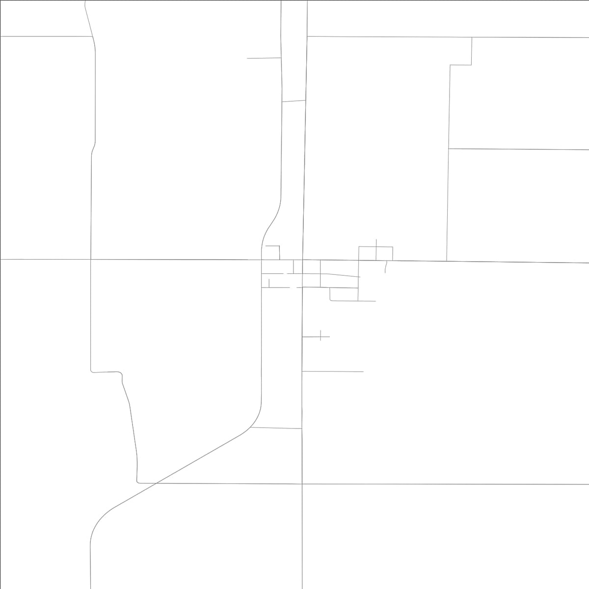 ROAD MAP OF WEST UNION, ILLINOIS BY MAPBAKES