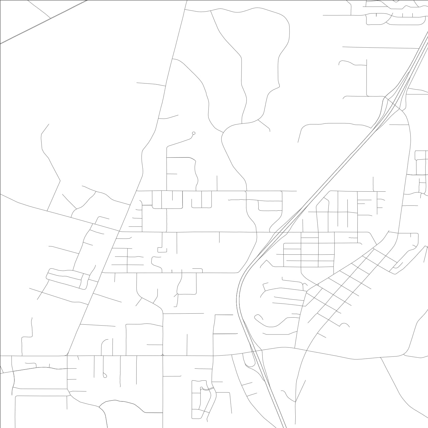 ROAD MAP OF TEMPLETON, CALIFORNIA BY MAPBAKES