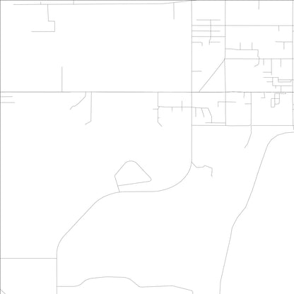 ROAD MAP OF THERMALITO, CALIFORNIA BY MAPBAKES