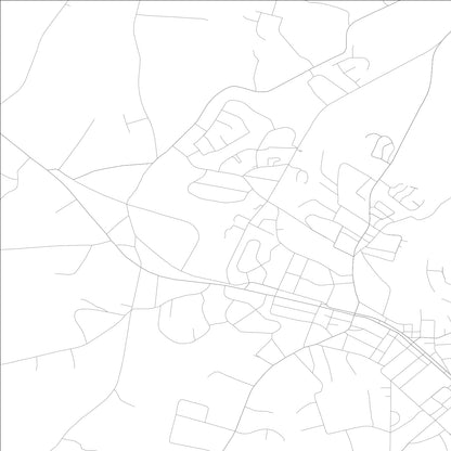 ROAD MAP OF COMMERCE, GEORGIA BY MAPBAKES