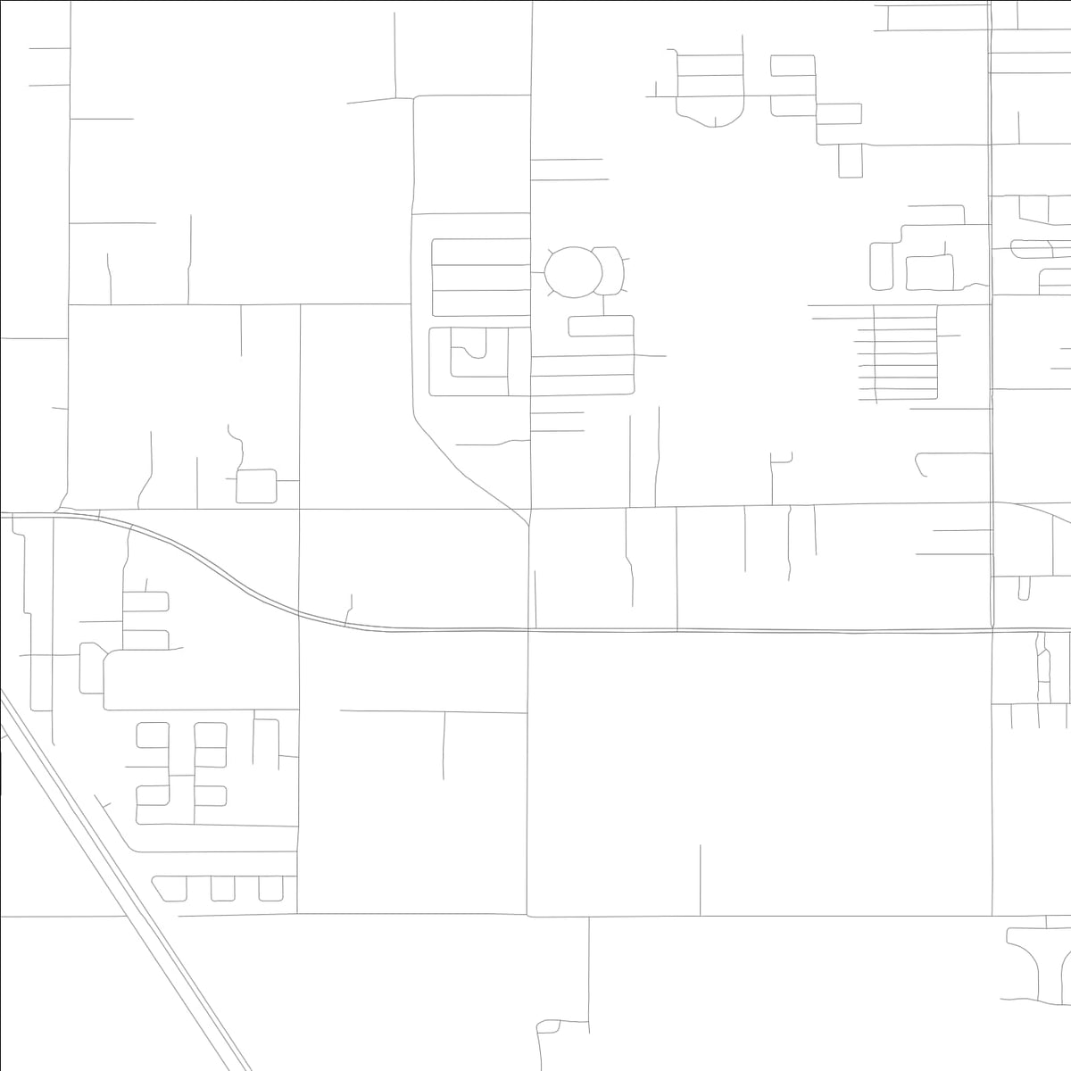 ROAD MAP OF COCOA WEST, FLORIDA BY MAPBAKES