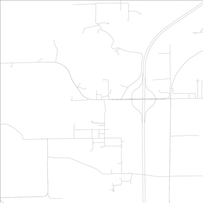 ROAD MAP OF WHITE CITY, ILLINOIS BY MAPBAKES