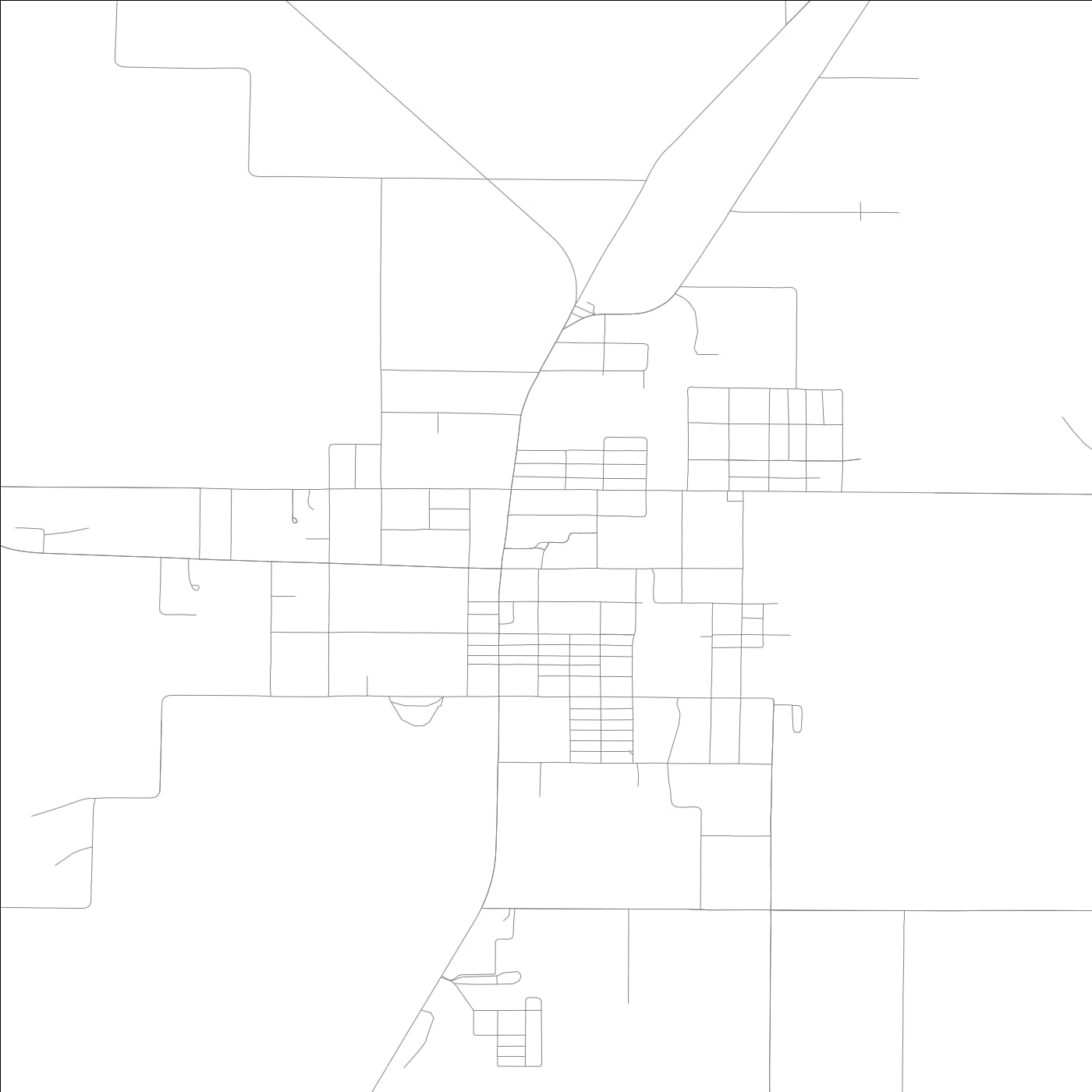 ROAD MAP OF WHITE HALL, ILLINOIS BY MAPBAKES