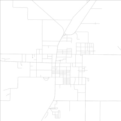 ROAD MAP OF WHITE HALL, ILLINOIS BY MAPBAKES