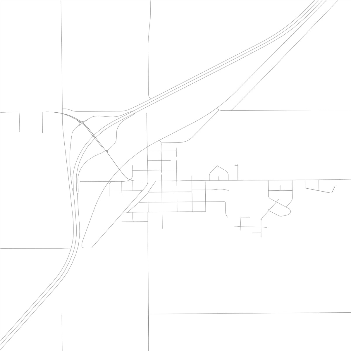 ROAD MAP OF WILLIAMSVILLE, ILLINOIS BY MAPBAKES