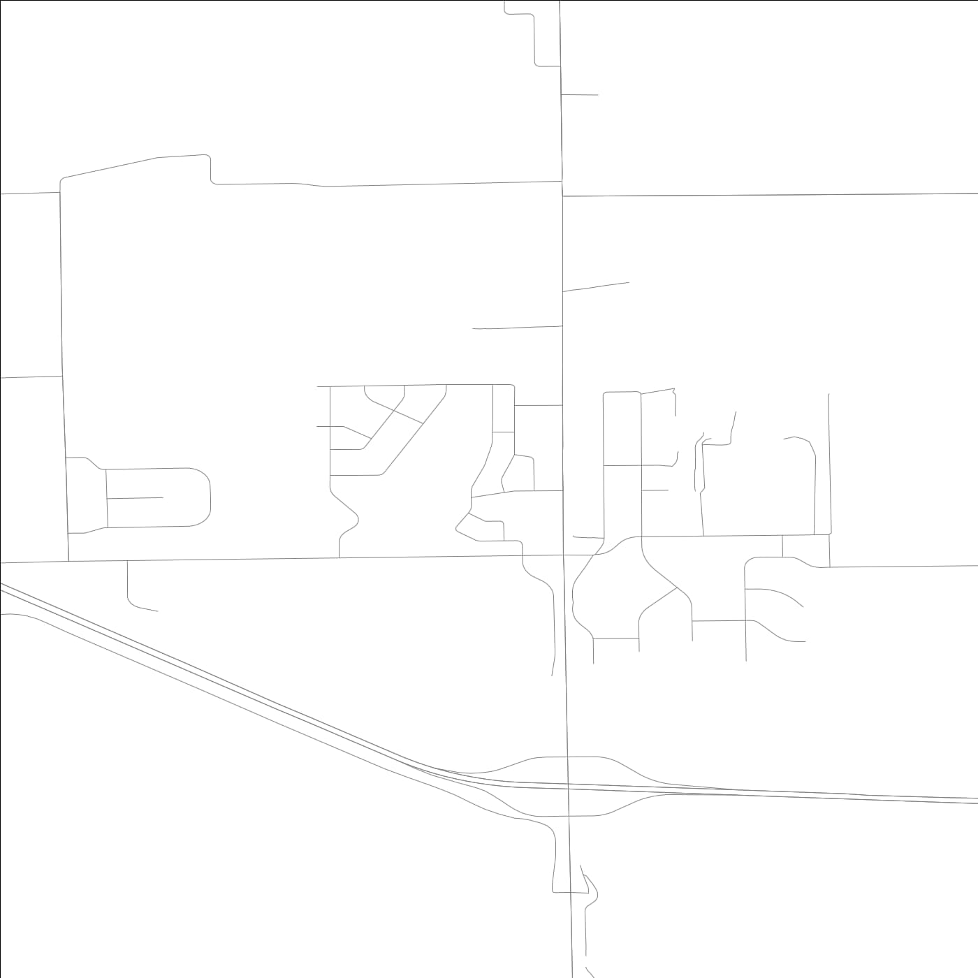 ROAD MAP OF WILLOW LAKE, ILLINOIS BY MAPBAKES