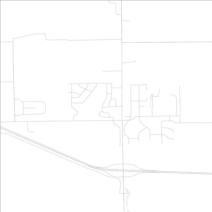 ROAD MAP OF WILLOW LAKE, ILLINOIS BY MAPBAKES