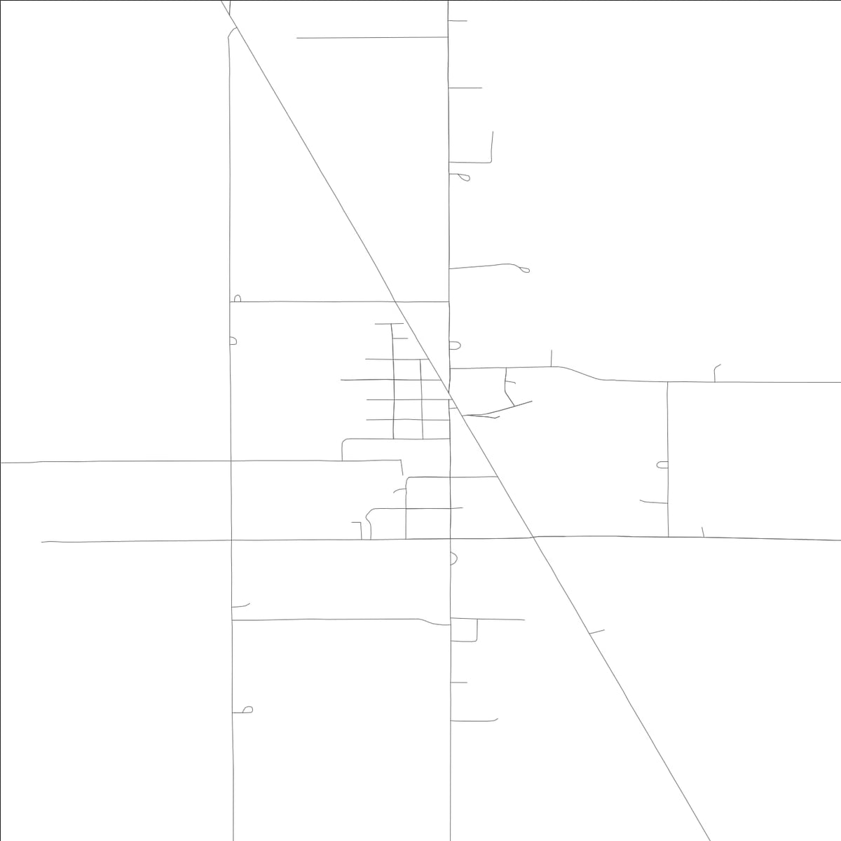 ROAD MAP OF MOORE, IDAHO BY MAPBAKES
