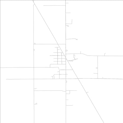 ROAD MAP OF MOORE, IDAHO BY MAPBAKES